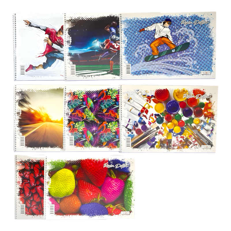 25*35 TELLİ RESİM DEFTERİ 15 YAPRAK 24LÜ PAKET