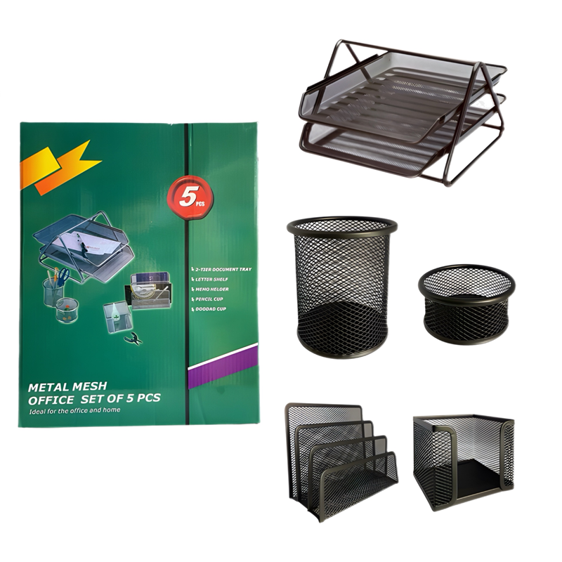 METAL EVRAK RAFI SETİ 5Lİ SET
