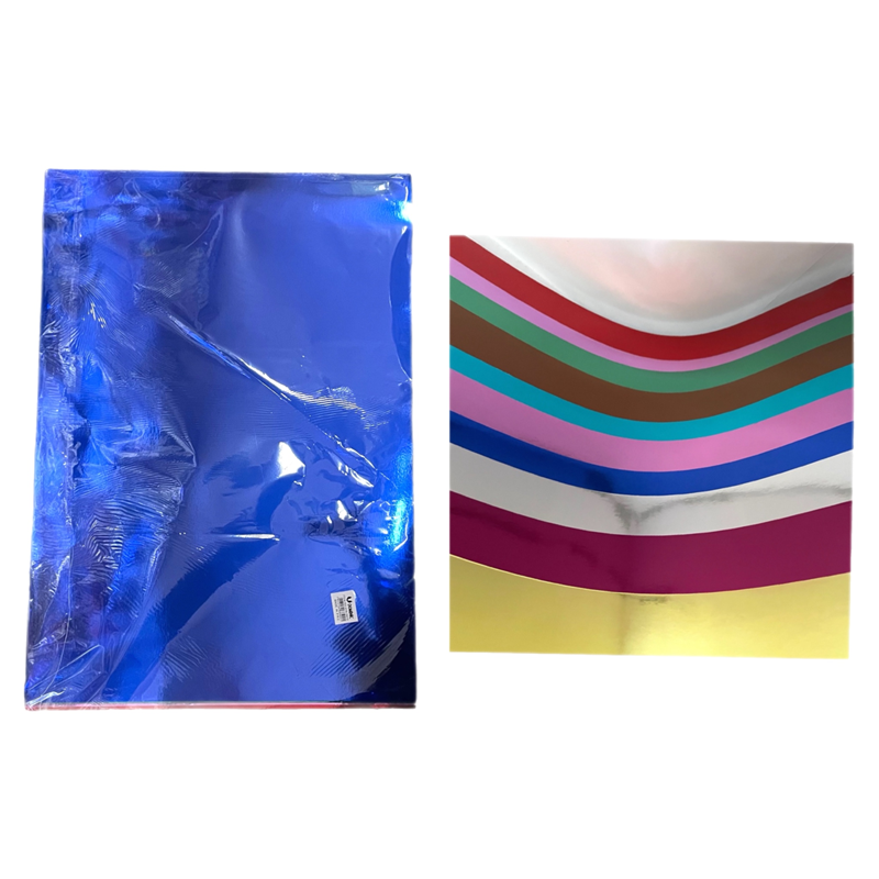 50*70 AYNALI METALİK KARTON KARIŞIK RENK 10LU PAKET