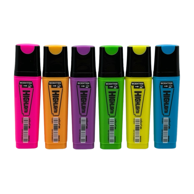 CHOSCH CS-H879 NEON KOKULU FOSFORLU KALEM 6LI SET