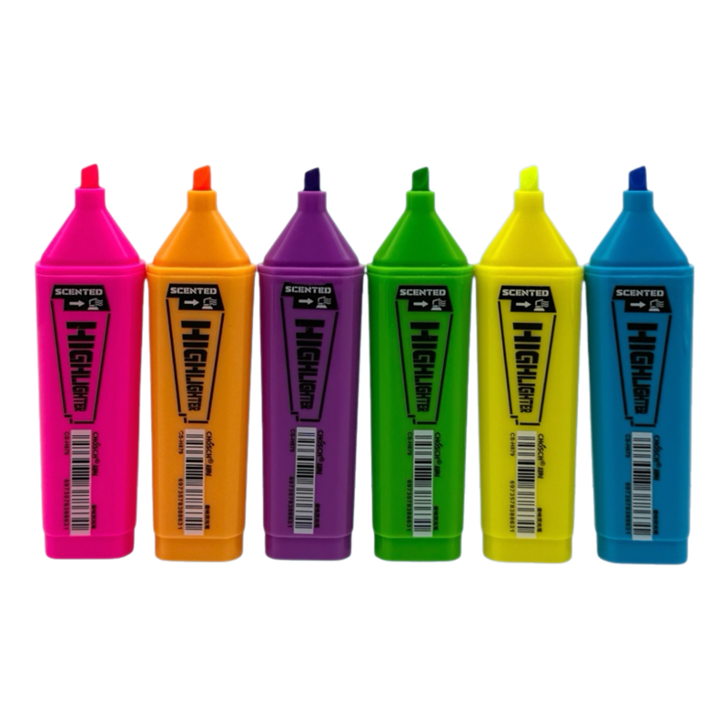 CHOSCH CS-H879 NEON KOKULU FOSFORLU KALEM 6LI SET