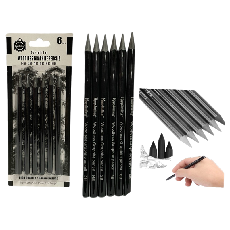KÖMÜR KALEMİ 6LI SET