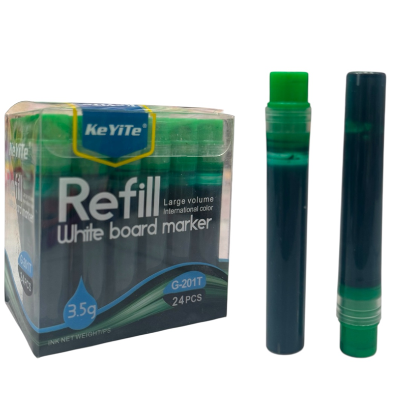 TAHTA KALEMİ TÜPÜ YEŞİL 24LÜ PAKET