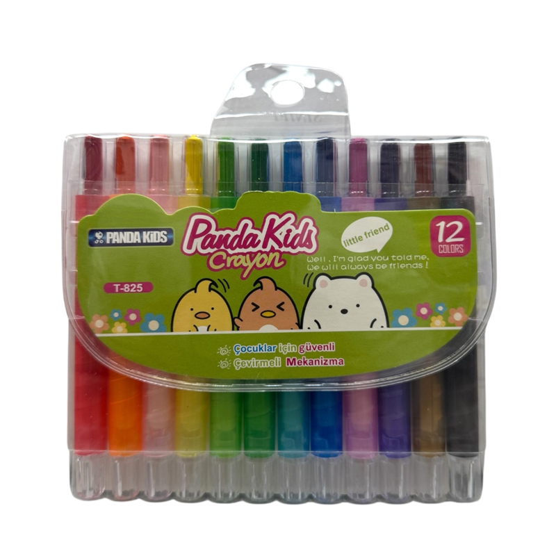 PANDA KİDS ÇEVİRMELİ MUM BOYA