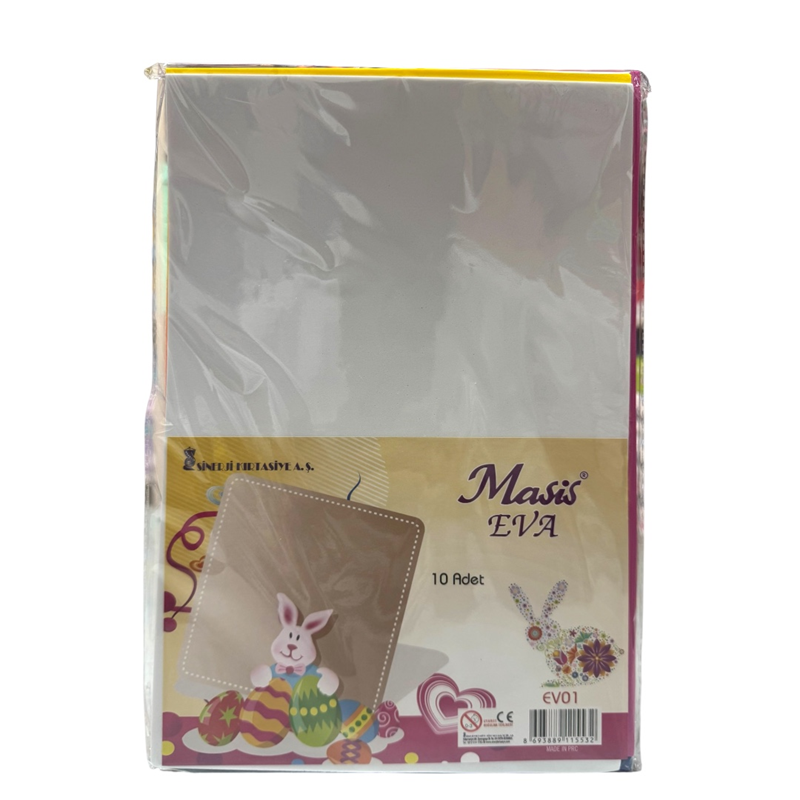 A-4 SİMSİZ YAPIŞKANSIZ EVA 10LU PAKET